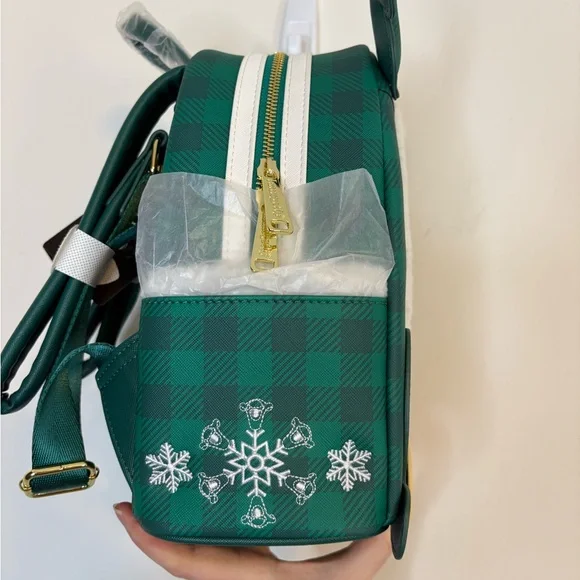 Green Plaid Tigger Backpack - Picture 5 of 10